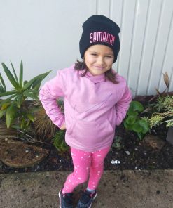 Original Logo Beanie - Black + Fluro Pink ** Special Edition