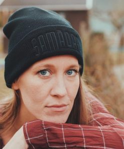 Alternative view of Original Logo Beanie - All Black